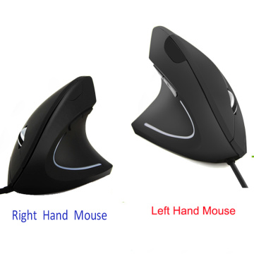 Vertical mouse left and right hand, ergonomic, USB wired mouse, optical computer mouse and laptop mouse pad