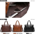 JEEP BULUO Brand Famous Designer Men Business Briefcase PU Leather Shoulder Bags For 13 Inch Laptop Bag big Travel Handbag 6013
