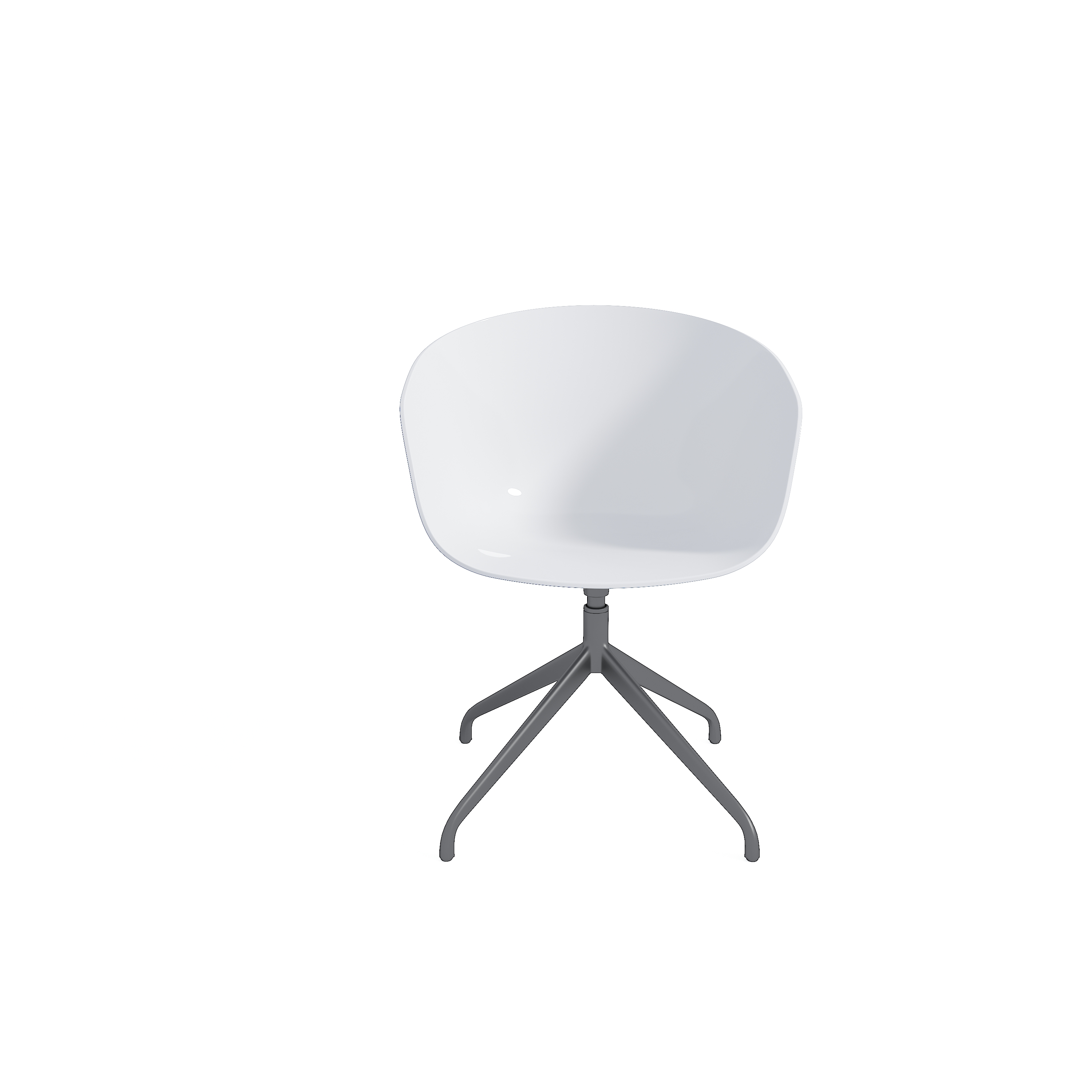 Armrest Home Office Furniture Wheels Swivel 150kg Office Plastic Chair