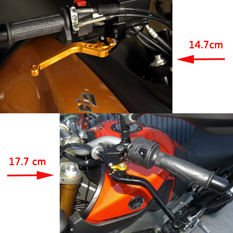CNC Aluminum Adjustable Motorcycle Brake Clutch Lever For Zongshen RX3 Clutch Handle Of Motorcycle Brake Lever