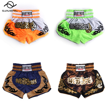 Men's Boxing Pants MMA Shorts Woman Kickboxing Fight Grappling Short Muay Thai Boxing Shorts Clothing Sanda Kids Fitness Trunks