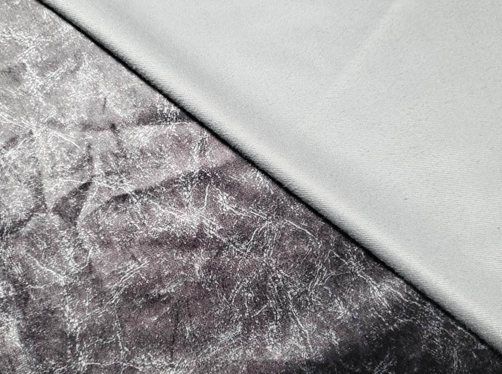 Polyester Upholstery Velvet Fabric Back