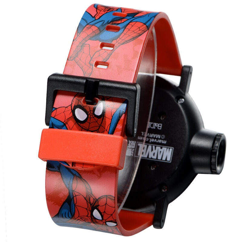 Marvel Ultimate Spider-Man Project 10 Hero Patterns Amazing Children Sport Digital Watch Kids Projector Time Date Rubber Watches