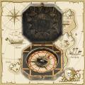 Unique Pirate Captain Costume Gold Pirate Steampunk Fake Platic Compass Toy MO12 Nautical Compass Halloween Party Kids Gift