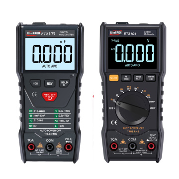 Multimeter LCD Display Auto Measure Multimeter AC/DC Voltage Current Capacitance Electric Field Resistance Meter