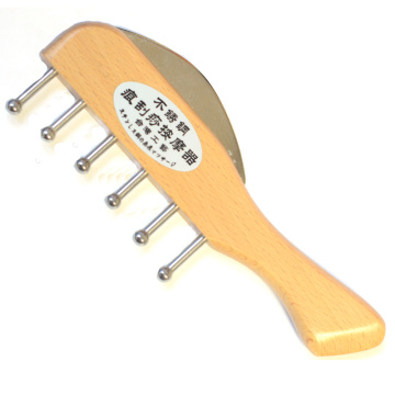 Scrapping plate non-trace scrapping comb brush stainless steel meridian massage lymphatic PaiSuan body massage apparatus