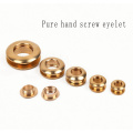5-15mm Inner Solid Brass Curved Side Garment Eyelets For Bag Hat Clothes Jeans Leather Craft Chocker Decoration Diy Accessories
