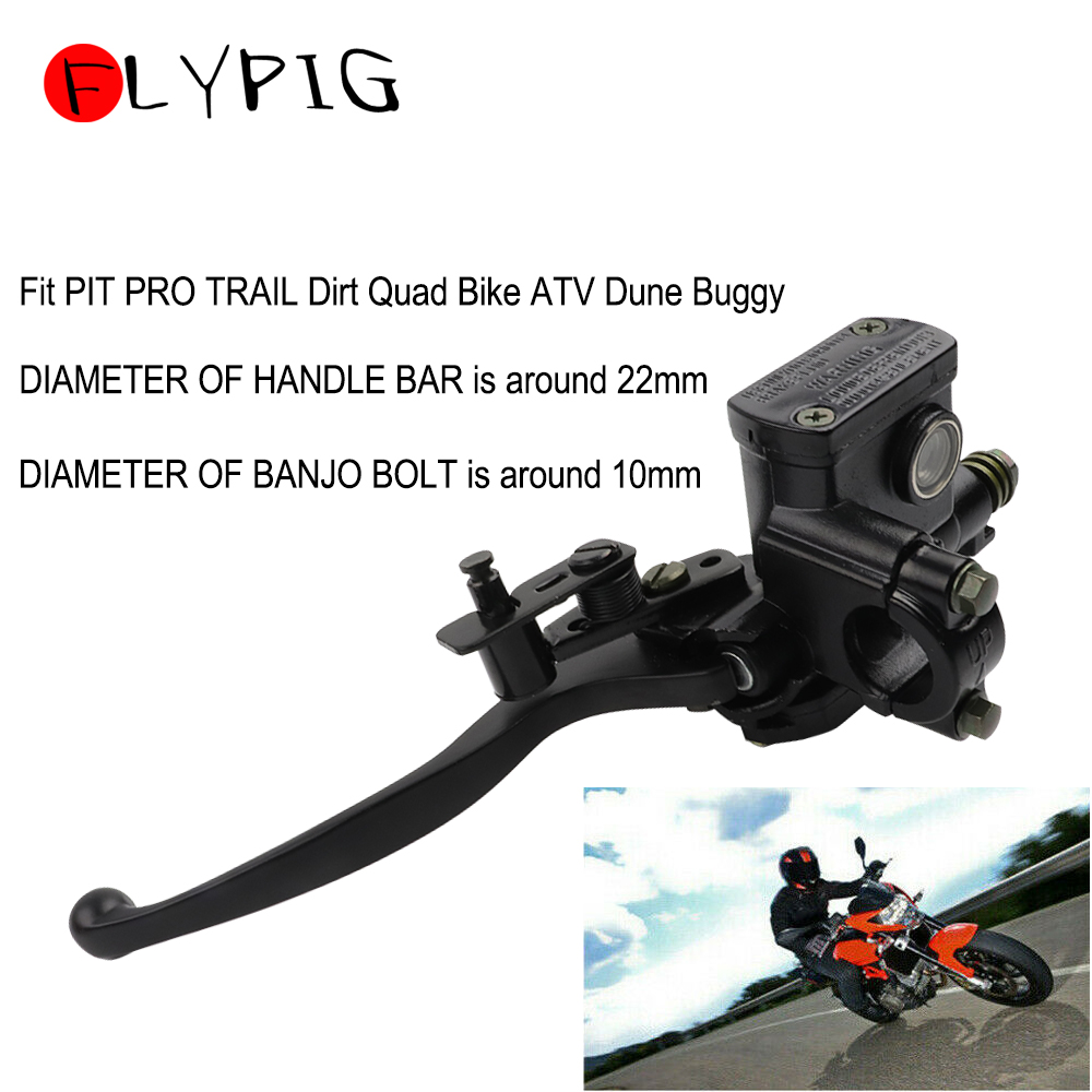 7/8" 22mm Motorcycle Hydraulic Handle Master Cylinder Brake Left Lever Front Brake Clutch Master Cylinder For 50cc-150cc GY6 ATV