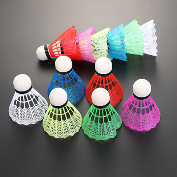 Colorful Badminton Balls 6pcs/12pcs Portable Shuttlecocks Products Sport Training Train Outdoor Supplies