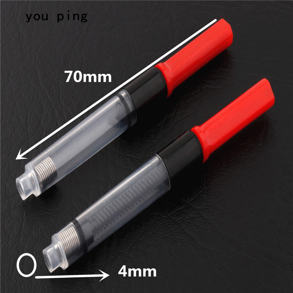 High quality 5pcs Red fountain Pen Ink Converter Ink Reservoir New Suitable for types of my shop and market