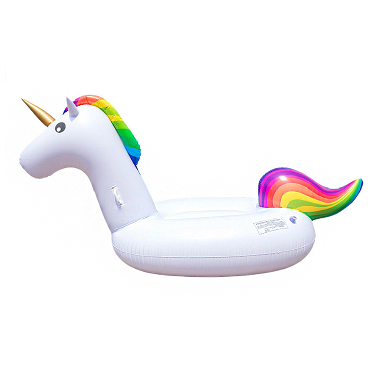 Outdoor PVC Inflatable Floaties Unicorn Ride-on float toys