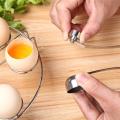 New Practical Metal Egg Scissors Egg Topper Cutter Shell Opener Stainless Steel Boiled Raw Egg Open Creative Kitchen Tools Set