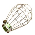 Iron Wire Bulb Cage, Clamp On, Old Look, Vintage Lighting, Steampunk