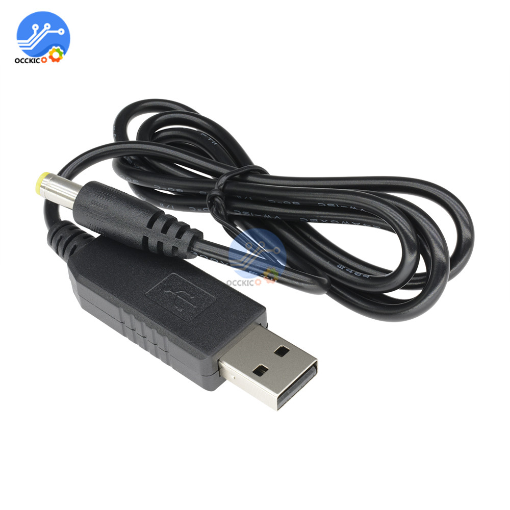 USB DC 5V to DC 12V Step up Cable Module Converter 2.1x5.5mm Male Connector