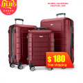3 Piece Set Luggage with TSA Lock Spinner 20in24in28in Expandable Suitcase PC+ABS suitcase with wheel trolley case Luggage