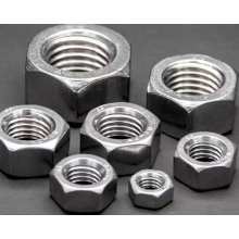 Different sizes natural color SS304 hex nut