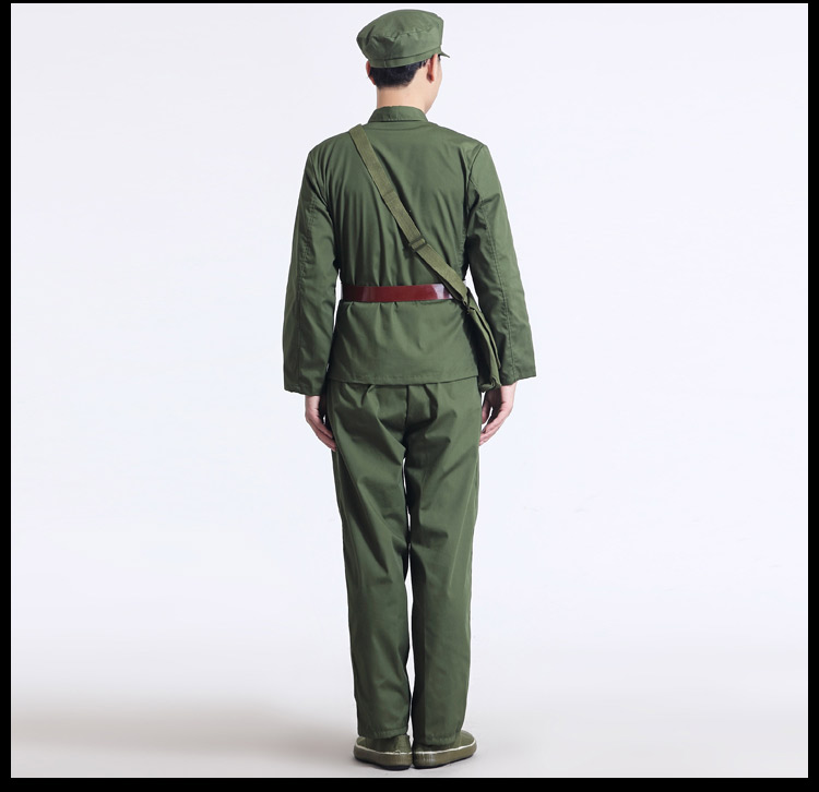 WW II Korea War China Air Force Old Army Uniform Vietnam Soldiers suits stage performance nostalgia Costume Red Guard Clothing