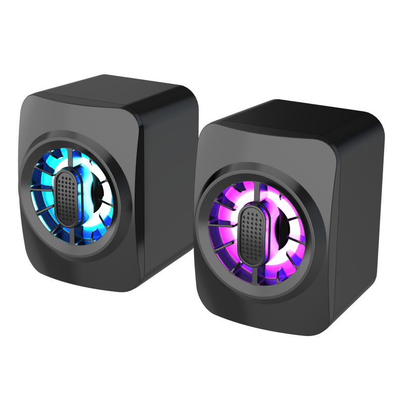 Colorful LED Light USB Wired Computer Speaker Stereo Subwoofer Bass Speakers Surround Sound Box For Tablet MP4 PC Laptop Phone