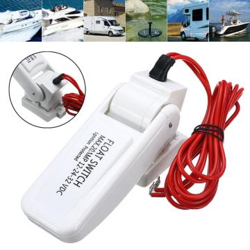 1Pc 12/24/32V Bilge Pump Automatic Control Switch for Electric Marine Boat RV Campers Submersible Water Pumps Float Switches