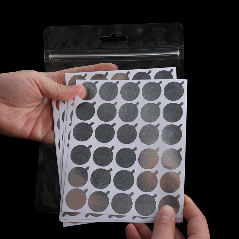 300 pcs Disposable Eyelash Glue Holder foil Pallet Glue Paper Patches Sticker For Eyelash Extension glue paper pad Eye Sticker