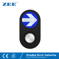 Traffic Pedestrian Push Button Pedestrian Traffic light Button LED Traffic Button Arrow Board Black Housing
