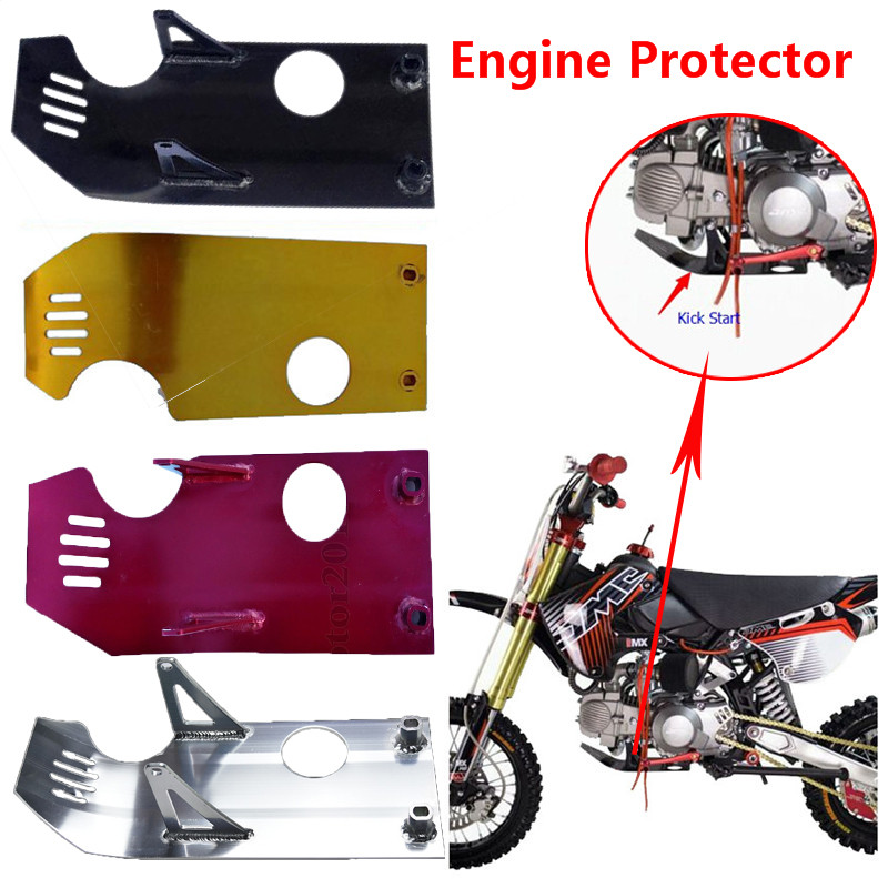 TDPRO Dirt Bike Protector Skid Plate Guards New Motorcycle Skid Plate Guard For Moto Go Kart XR50 CRF50 XR CRF 70cc 110cc 125cc