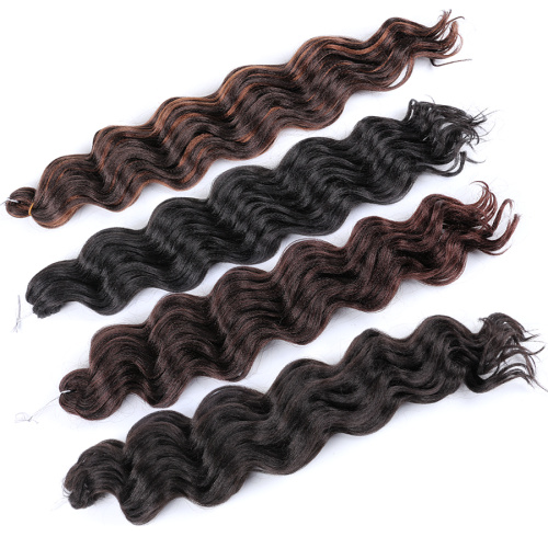 Synthetic Ocean Deep Wave Crochet Braid Hair Extension Supplier, Supply Various Synthetic Ocean Deep Wave Crochet Braid Hair Extension of High Quality