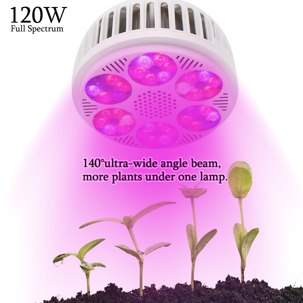 4Pcs E27 LED Grow Light Full Spectrum LED Lamp Phytolamp For Plants Indoor Hydroponic Plant Greenhouse Flower Seedling Seeds