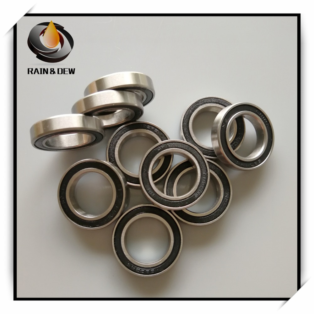 2Pcs 6802 2RS CB Hybrid ceramic ball bearing 15X24X5 Ceramic Balls Bearing 6802RS Bicycle Bottom Bearing