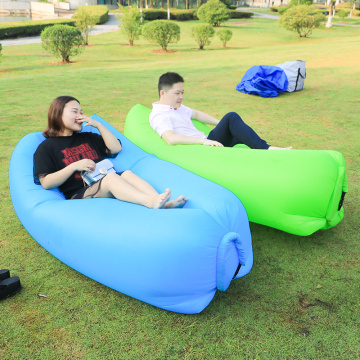 Fast Garden Sofas Inflatable Lazy bag Air Sofa Camping Portable Air Banana Sofa Beach Bed Air Nylon Sofa Laybag