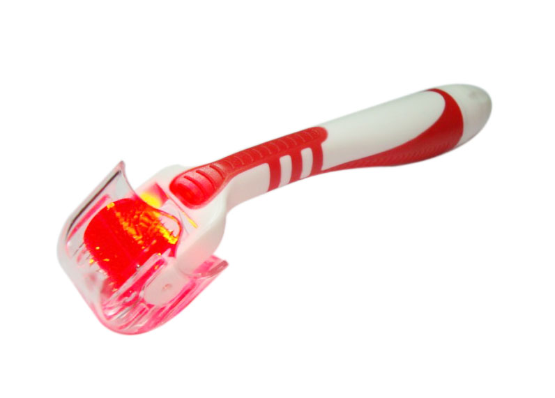 4 color light LED Photon Microneedle Derma Roller 540 Needles dermaroller Acne Wrinkle removal