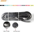 JEELY 2.5mm*24m uhmwpe braided synthetic winch line instead of Wire Cable ATV winch rope