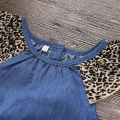 2019 Brand New Newborn Toddler Kids Baby Girls Leopard Denim Clothes Set Cotton Romper Tops+Pants Shorts+Headband Outfits Sets