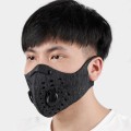Outdoor Black Mask Adult Resuable Washable Active Carbon Filters Dustproof Riding Motorcycling Bicycle Masks Party Decoration