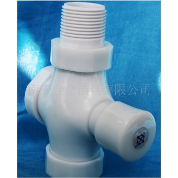 Thickened plastic flush valve squatting, hand press the delay flush valve press the flusher rinse 6 points / 1 inch