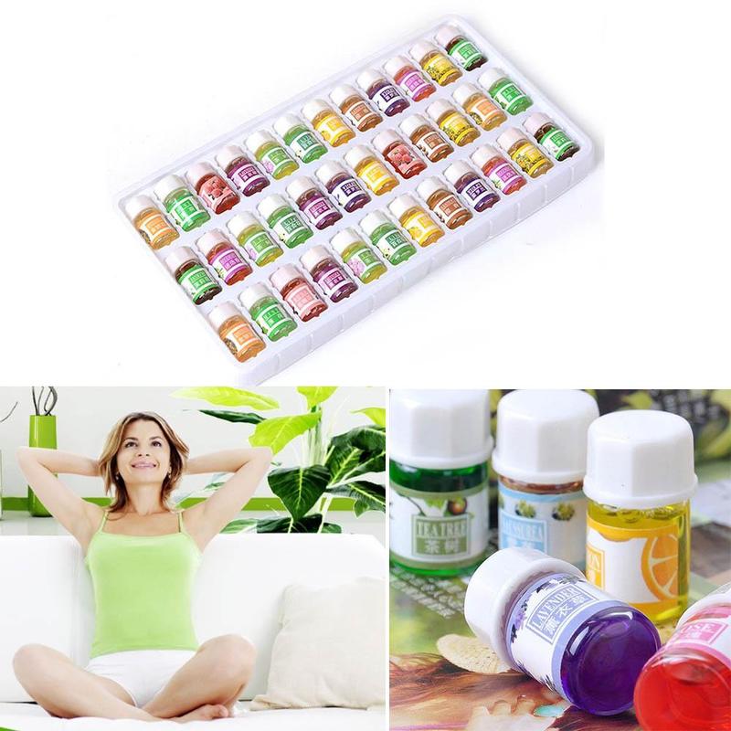 Skin Care 36PCS Water-soluble 100% Pure Lavender Essential Oils Bath For Aromatherapy Set Fragrance Spa Package Massage M1Y4