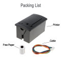 58mm Panel Embedded Thermal Printer Kiosk Mini Receipt Printer with Interface RS232 TTL USB Use for ESC POS Arduino