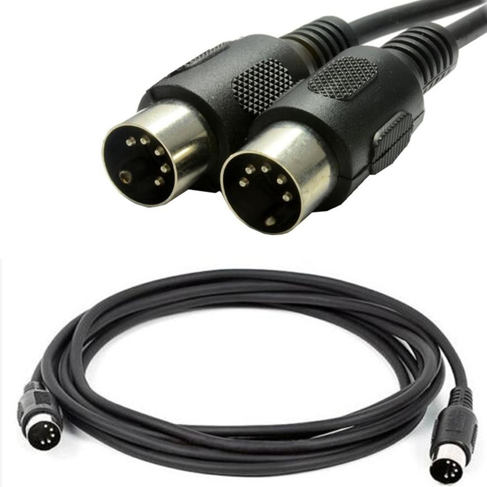 MIDI Extension Cable - Male to Male - 5 Pin DIN - 1.0 m / 3.2 ft.