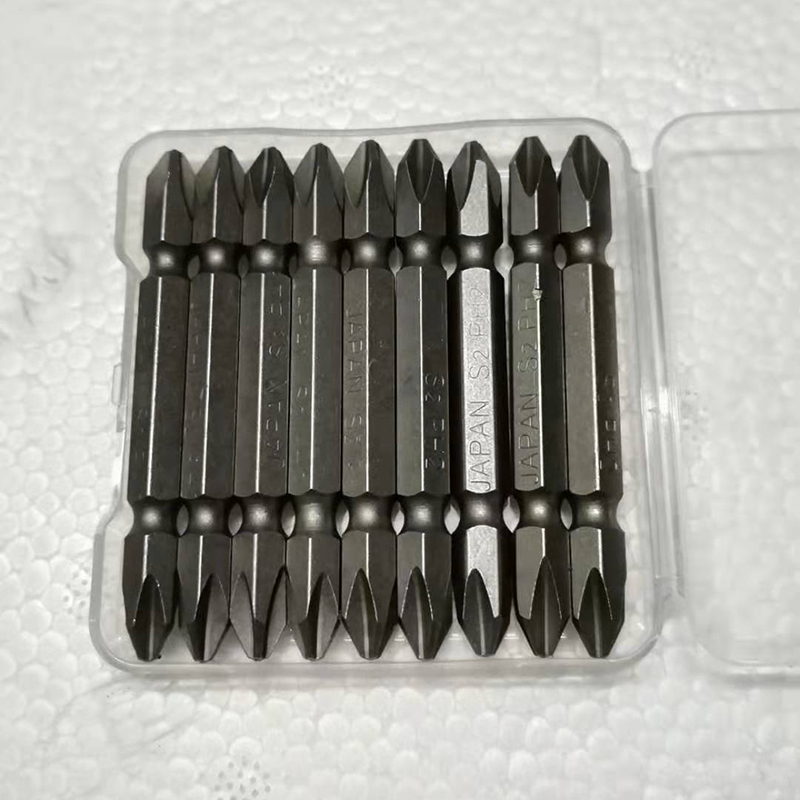 Magnetic Bit Set 60mm Electronic Screwdriver Bits Double Head for Drywall Screws