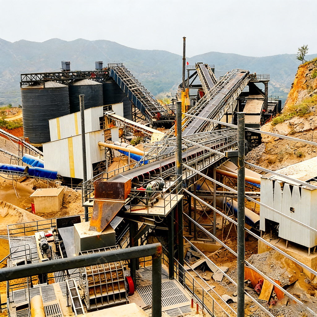 High quality limestone aggregate plant