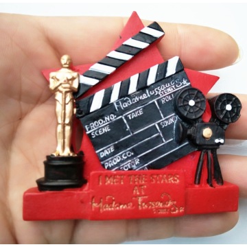 Fridge Magnet Souvenir Oscar Movie Magnets for Refrigerators The Oscar Statuette Resin Refrigerator Magnets Vintage Home Decor