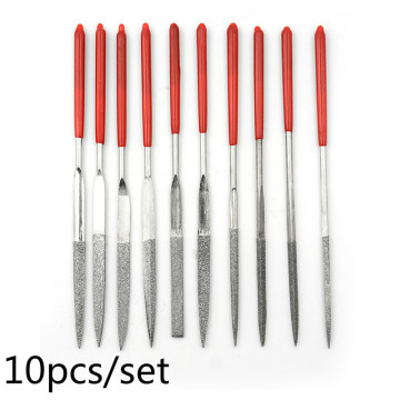 10pcs/set Metal Filing Tool Woodworking DIY Folder Hobby lMini File Set Wood Rasp Files Needle Carving Tools