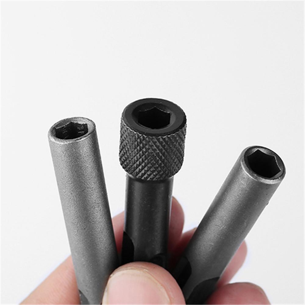 SDS 1/4'' 60 Mm Hex Shank Screwdriver Holder Drill Bits Adaptor Converter Magnetic SDS Kit For Hammers Impact Drill Bits 1PC J3
