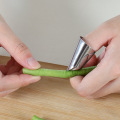 KitchenAce 2pcs/set Stainless Steel Finger Protector Peanut Been Nuts Sheller Peeling Finger Kitchen Cutter&Slicer Protect Tools