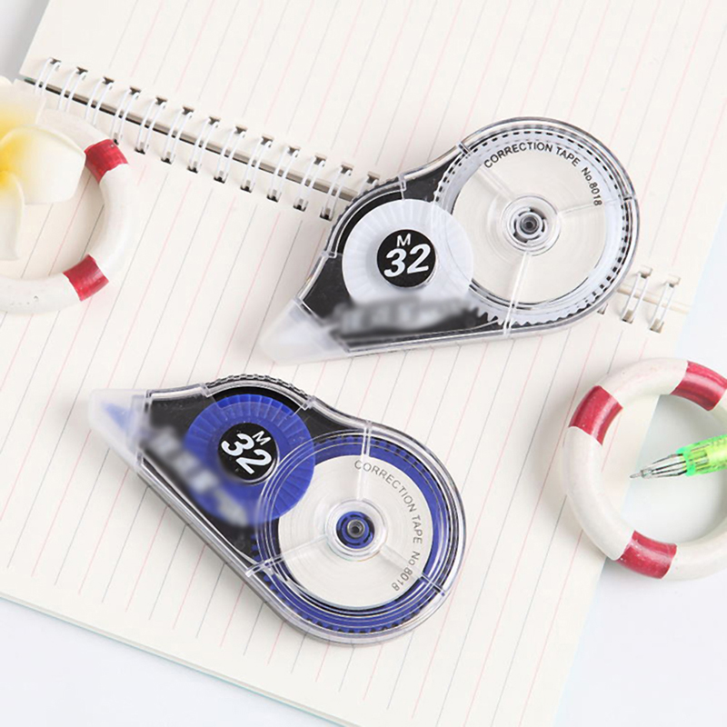 White Sticker Correction Tape Office/School Supplies Student Error Tape Belt Stationery School Corrector Writing Tool 32m*5mm