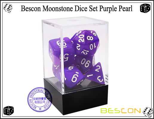 Purple Pearl Dice Set-3