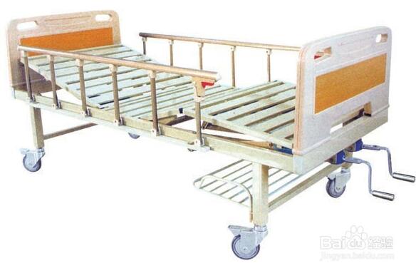 Double cranks medical bed