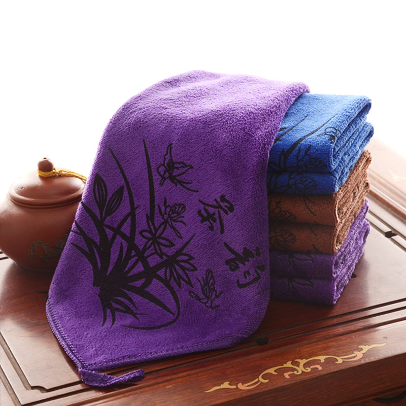2 pieces/lot Microfiber Kitchen Towel Napkin Tea Towel Super Durable Absorb 100% Kung Fu Tea Tablecloth Tea Towel 30 * 30CM
