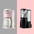 Coffee & Tea Maker Stylish Home Portable Fully Automatic Mini American Coffee Machine Black And Pink EU plug 220V
