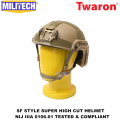 MILITECH SF Style Super High Cut Deluxe Modular Bungee NIJ Level IIIA 3A FAST Bulletproof Aramid Bullet Proof Ballistic Helmet